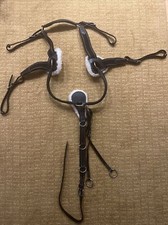 Shires Salisbury Fleece Black 5 Point Breast Plate Martingale