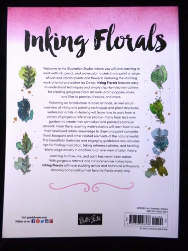 Inking Florals step-by-step guide to creating ink & watercolour dynamic florals - Bild 2 von 12