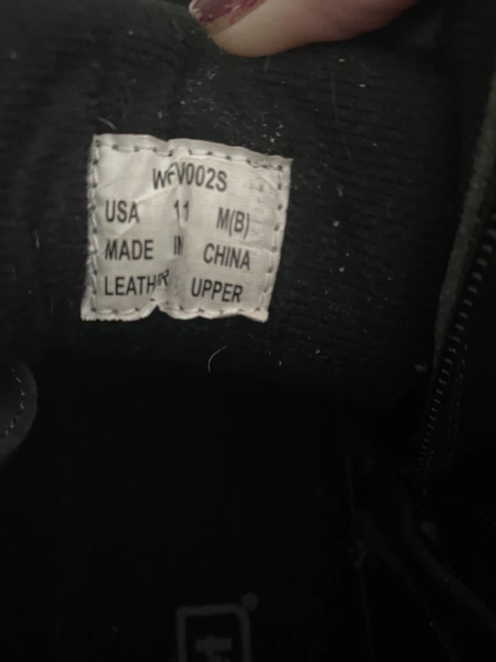 Propet Delaney Mujer Botas,Negro Tobillo Cremallera Cordones Tarjeta Escocesa.CueroTalla 11M Foto 4 de 4