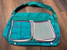 Bolsa de raqueta de tenis Head vintage bolsa de bádminton verde azulado y púrpura años 80’s 90’s usada en excelente estado