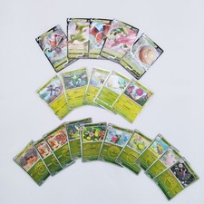 20pc Pokemon Cards Japanese Lot Green Grass Type AR Wiglett ex Iron Moth ex