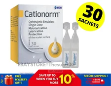 Cationorm Ophthalmic Emulsion 30's X 0.4ml Vial Eye Drops