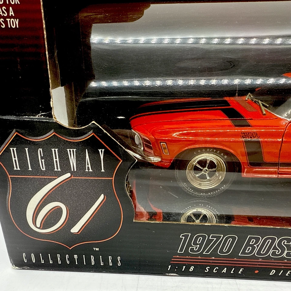 ERTL Highway 61 1970 Boss 302 Ford Mustang 1/18 1 Of 504 RARE - Image 2 of 4