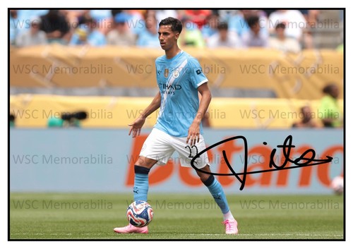 12948. Vitor Reis Signed Pictures (A4 Prints) Manchester City Girona Palmeiras