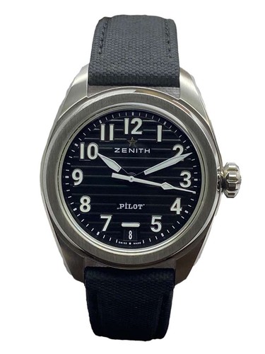 Zenith Pilot B&P 03.4000.3620 Black Dial Automatic Men's Watch