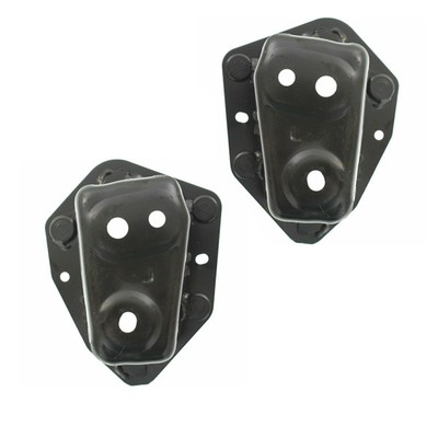 For 12-19 Versa 1.6L Front Bumper End Retainer Mounting Rail Bracket SET PAIR