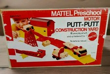 VINTAGE MATTEL PUTT-PUTT CONSTRUCTION YARD Playset 7020 1973 toy