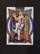 2024-25 Panini Select White Sparkle SSP Domantas Sabonis #24 NBA Basketball