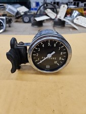 Vintage Stewart Warner 10 Psi Fuel Pressure Gauge And Bracket Cup 367b 2-58
