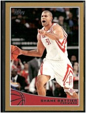 2009-10 Topps Shane Battier #100 Gold /2009 Houston Rockets