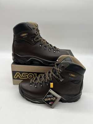 Asolo TPS 520 GV EVO Mens Sz 9.5 Brown Outdoor Athletic Backpacking Hiking Boots