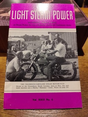 Vintage LIGHT STEAM POWER Magazine Vol 23 Nov/Dec 1974 (No6) Very Good Condition