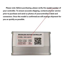 Brushless Motor Controller X863-AA019 36/48V 12A Electric Bike Conversion Kit