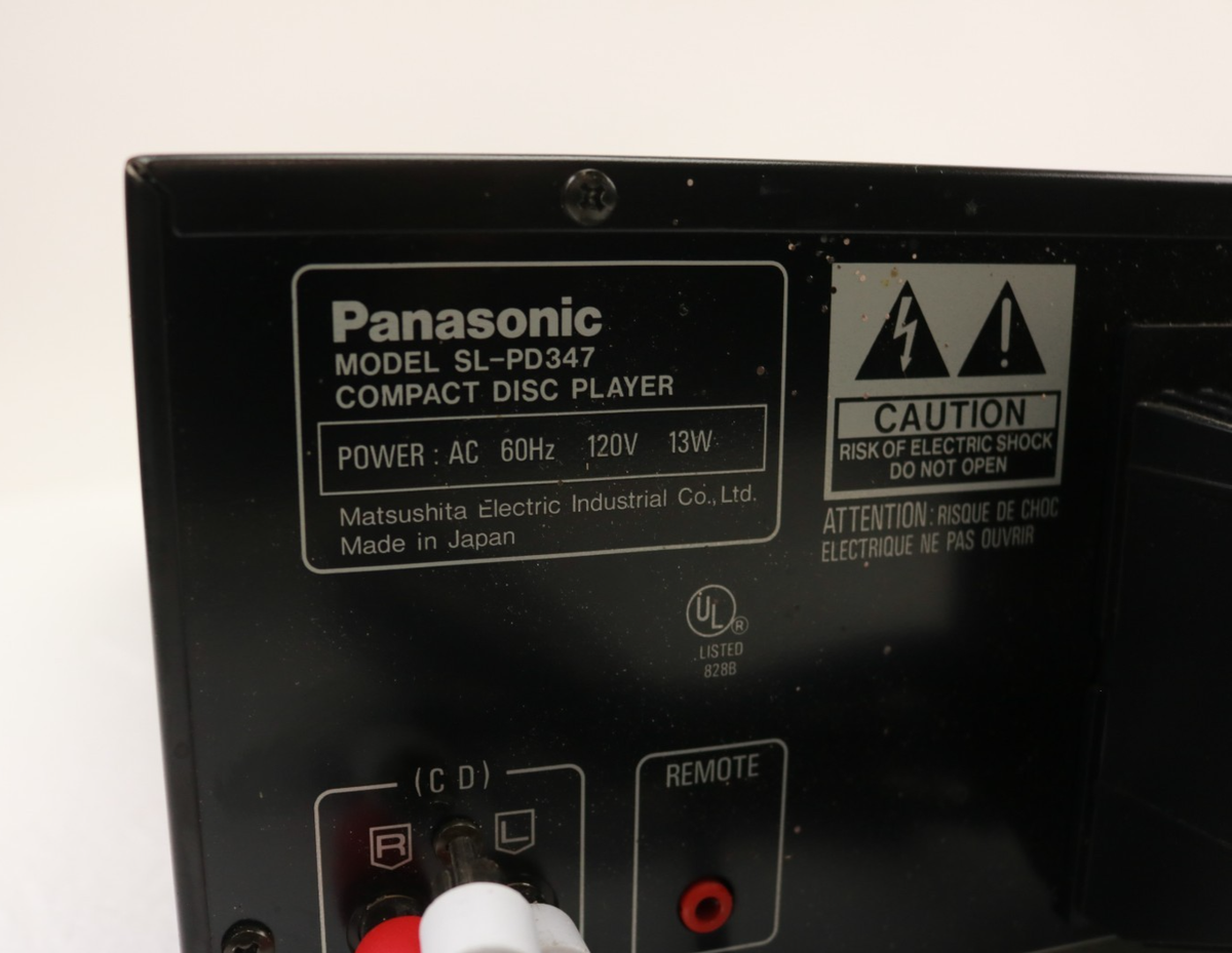 Panasonic SL-PD347 5-Disc CD Changer Player MASH Digital Servo