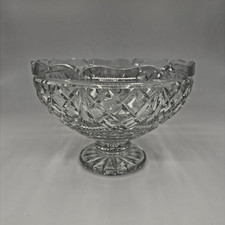 Waterford Crystal Thomas Edison Footed Bowl American Heritage Collection 9 3/4