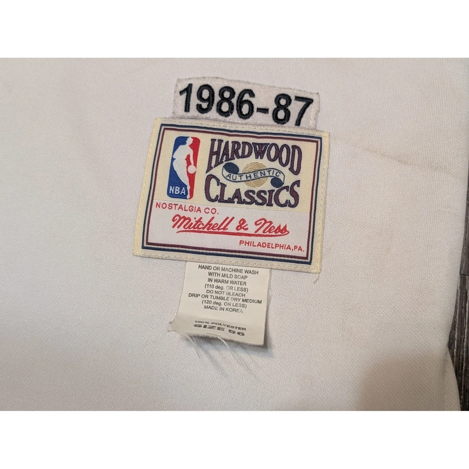Mitchell&Ness Charles Barkley 86-87 Sixers Jersey Size 56 Hardwood Classics READ - Image 3 of 4