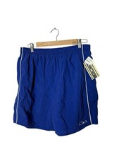 Ocean Pacific OP Swim Trunks Men's Large Bathing Suit Shorts Blue Mesh Lined