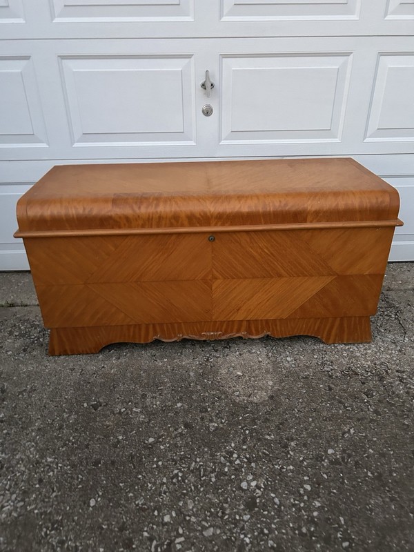 Vintage Antique Cedar Chest Lock Removed