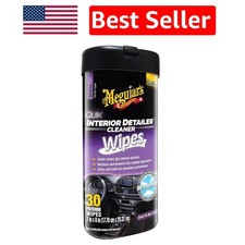 Quick  Convenient Quik Interior Detailer Wipes - 30 Count for Gleaming Surfaces