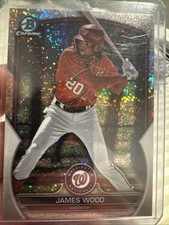 2023 Bowman Chrome - Prospects James Wood #BCP-224 Shimmer Refractor (RC)