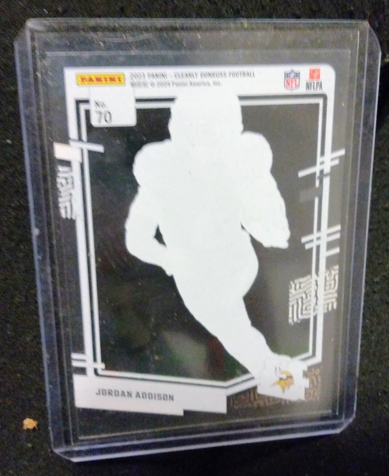 #1373 Jordan Addison 2023 Panini Clearly Donruss #70 Copper 47/75 Rookie Vikings