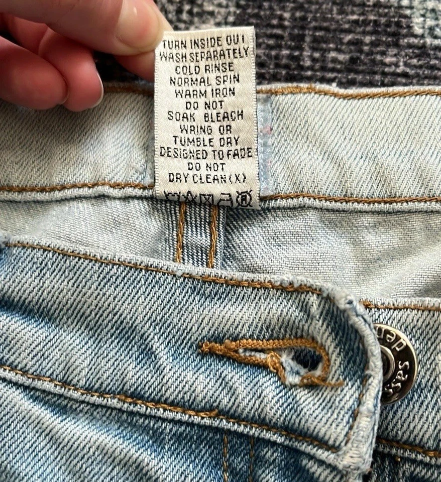 Sass & Bide Distressed Artist Jeans, Size 29 Extra Long, Australian, Light Wash - Image 3 of 4