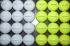 2 DOZEN KIRKLAND PERFORMANCE  used Golf Balls White  Yellow AAAAA FREE TEES
