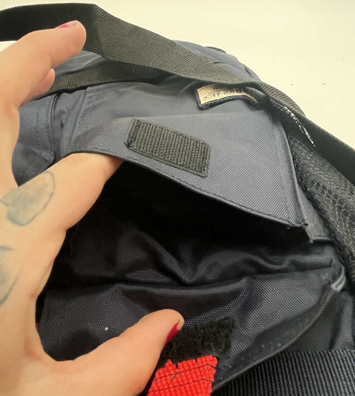 GAP Black/Red/Blue Gorpcore BackPack - image 8