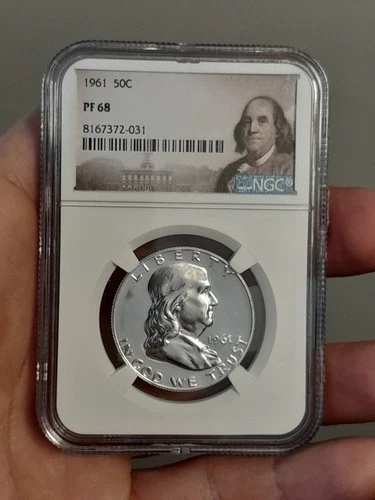 1961 Proof Franklin Half Dollar NGC PF68