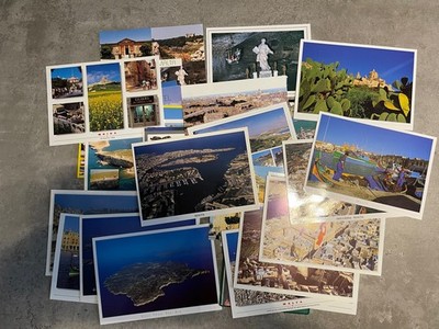 Restposten Retro Postkarten 39+ MALTA Valletta Rabat St Paul s Grotte Gozo Mdina