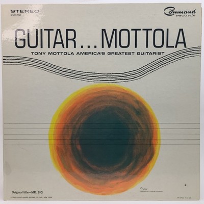Tony Mottola - Guitar  Mottola Vinyl LP Jazz Command/ABC Records EXCELLENT