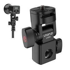 Ulanzi LA04 Light Stand Mount Adapter With 1/4  Screw 180  Tilt Max. Bracket New