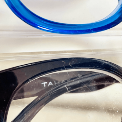 NWT 3 Pack 2.50 TAHARI Premium Eye Reading Glasses Black, Blue & Brown & Striped NWT 3 Pack 2.50 TAHARI Premium Eye Reading Glasses Black  main image 2