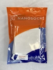 Nanosocks 3D Nano-Weave Technology Nanomx-WT-2 White Size 2/Medium