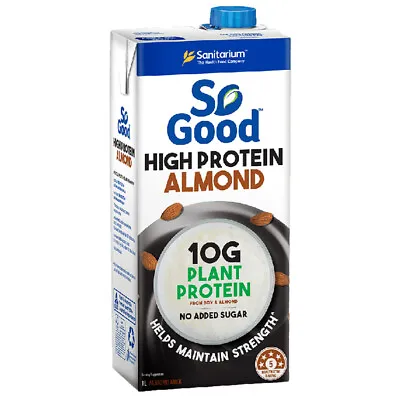 Buy Sanitarium So Good High Protein Almond Milk 1L Long Life Gluten Dairy Free Drink