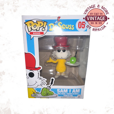 Funko Pop! Dr. Seuss - Sam I Am (Green Eggs and Ham, Flocked, Special Edition) #