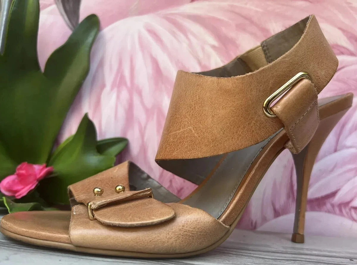 Tan work best sale heels