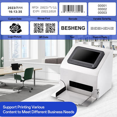 Intelligent Inkjet Coding Machine with 5 Inch Touch Screen Coding Machine