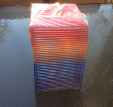 NEW MULTICOLOR JEWEL CD/DVD CASES