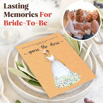 50 Pcs Wedding Shower Game for 50 Guests Bridal Party Game for Bridal Shower Dec | eBay 50 Pcs Wedding Shower Game for 50 Guests Bridal Party Game for Bridal Shower Dec | eBay