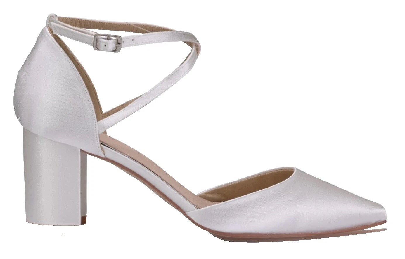 Zapatos de boda de Satén de tiras