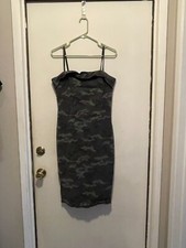 Windsor Spaghetti Strap Dress Camo Size 13 mini