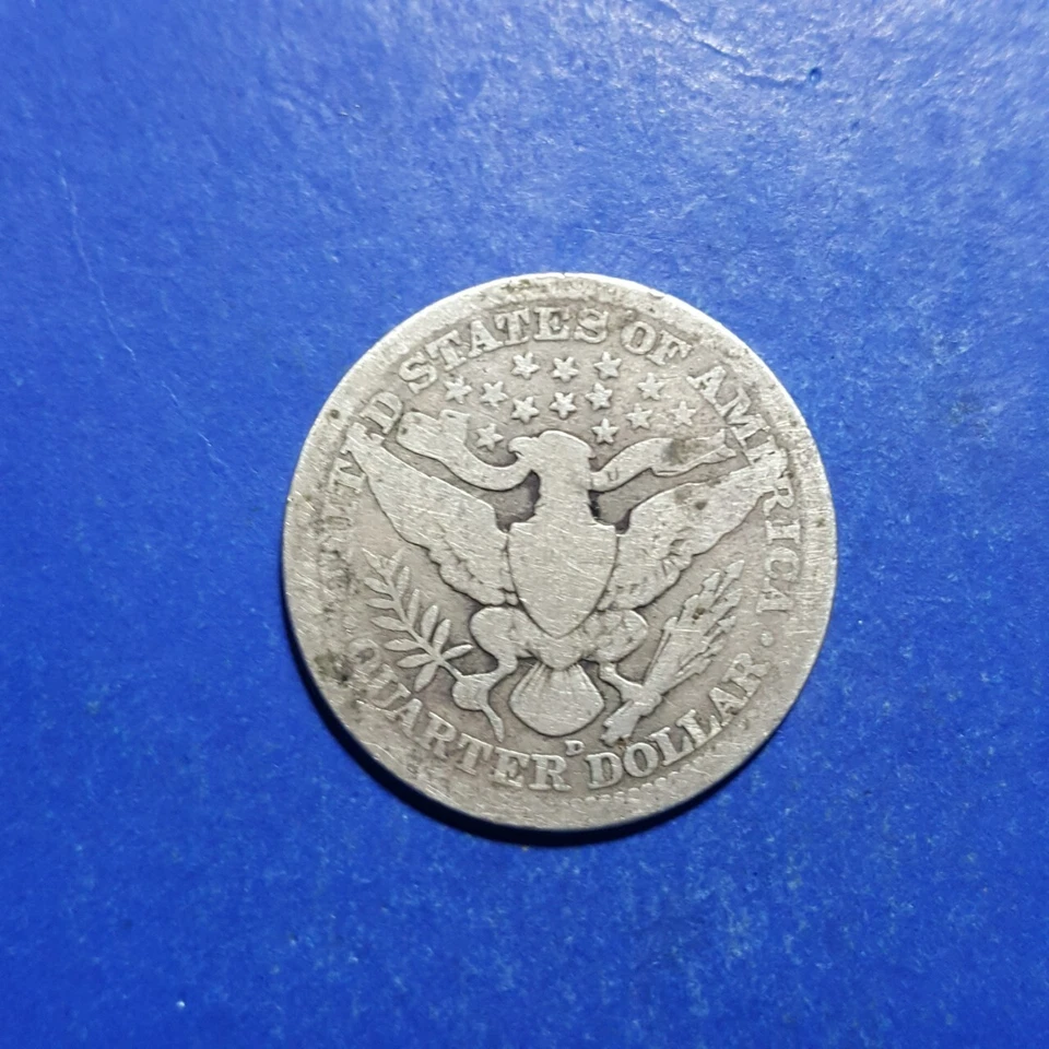 1914 Liberty Quarter Dollar 25C No Mint Mark Rare UNITED STATES OF AMERICA - Image 3 of 4