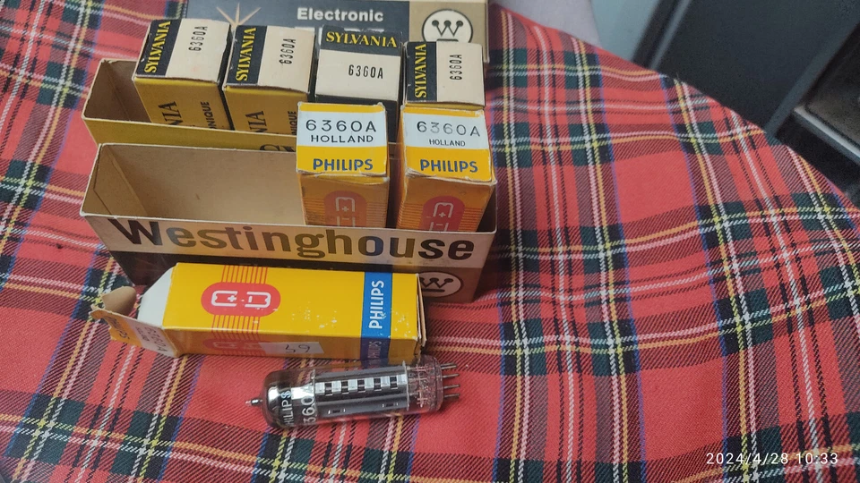 Tube QQE 03/12 6360 PHILIPS SYVANIA WESTINGHOUSE NOS NIB - Photo 1/1