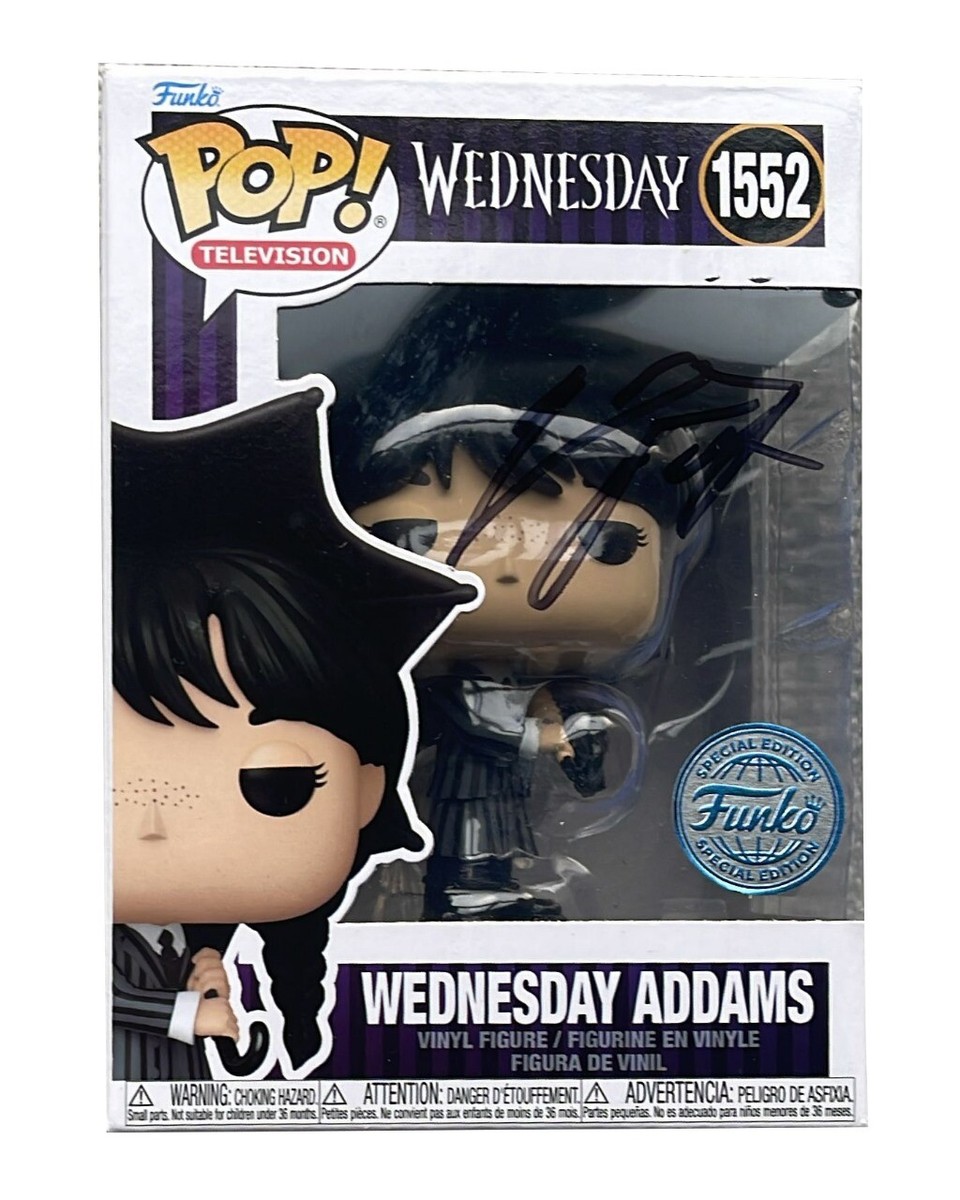 Jenna Ortega Signed Wednesday Addams 