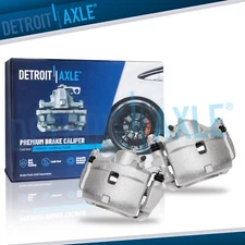 Pair Front Disc Brake Calipers w/ Bracket for 2002 2003 2004 Honda CR-V Element