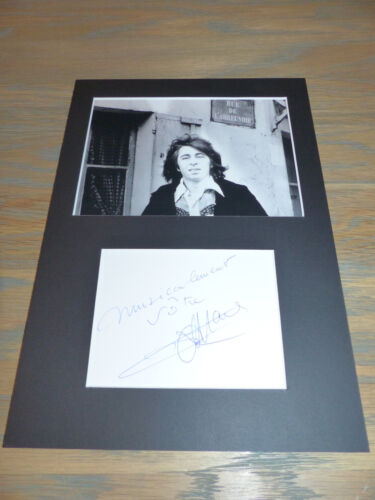 FRANCIS LAI (+‘18) signed Autogramm in 20x30 cm Passepartout InPerson LOVE STORY - Bild 1 von 1