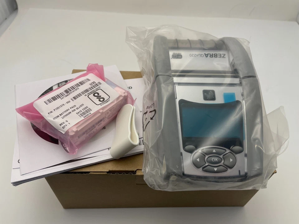 Zebra QLn220 Healthcare Mobile Label Printer BT WiFi QH2-AUNA0M00-00 + Dock Kit - Image 2 of 4