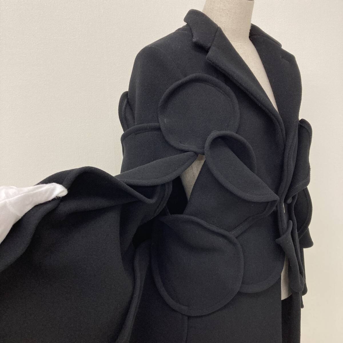 JUNYA WATANABE Circle Patchwork Poncho Long Coat … - image 9