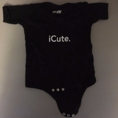 iCute BABY ONE PIECE SNAPSHIRT (iStyle Originals) 0-6 Months